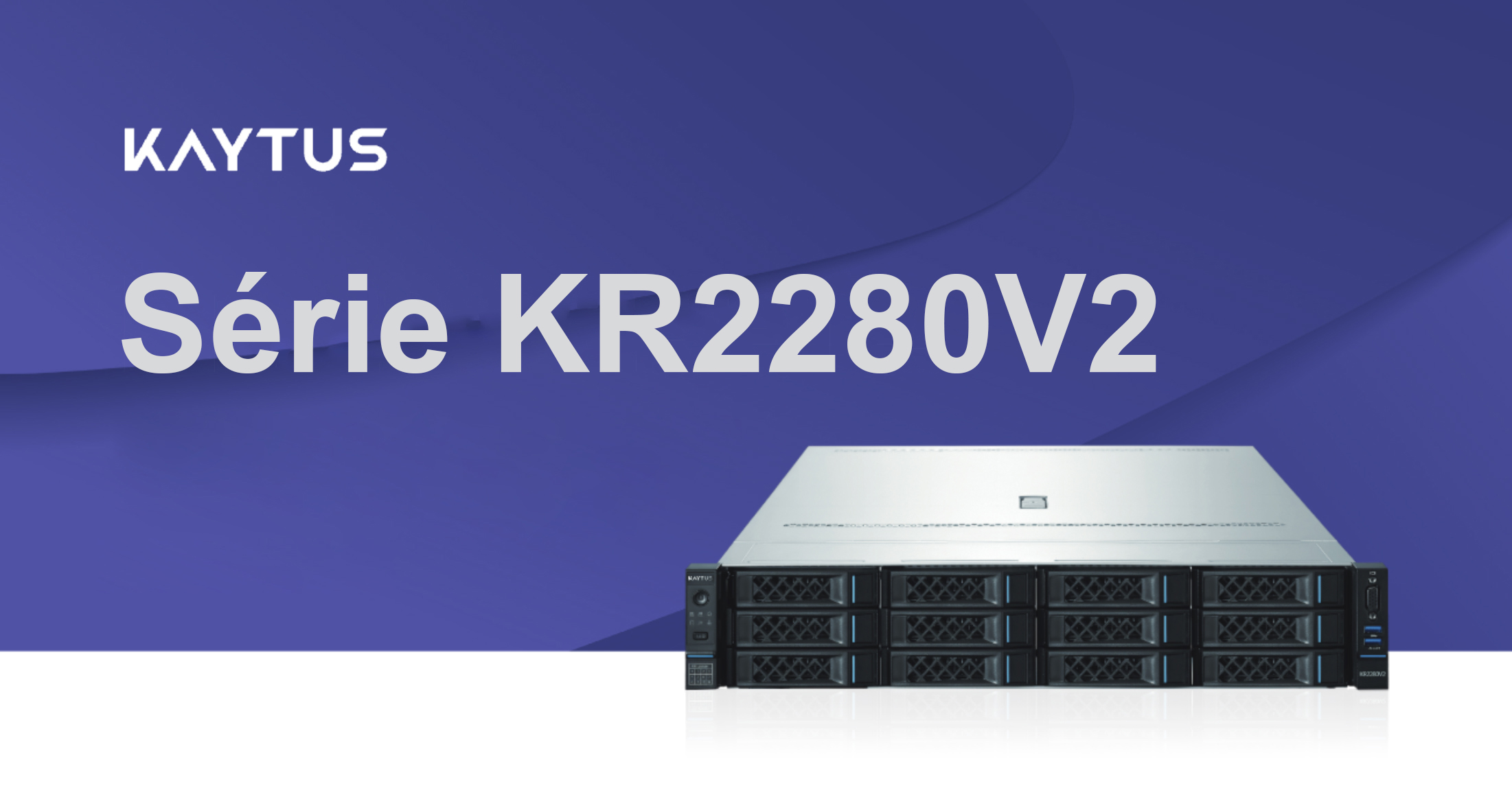 KR2280V2, le premier à prendre en charge trois plateformes de processeurs dans un seul serveur